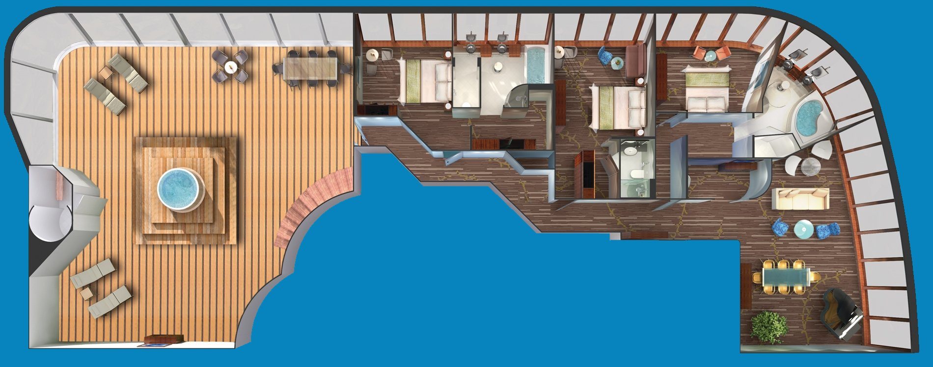 Norwegian Dawn | Garden Villa 14500